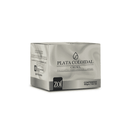 Plata coloidal crema