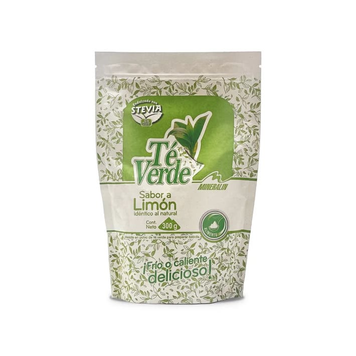 Te Verde con Matcha sabor a Limon Mineralin